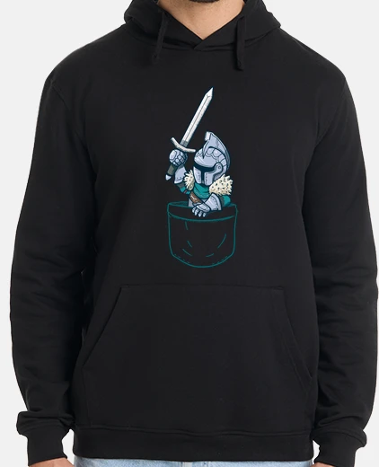 Sudadera caballero oscuro de bolsillo