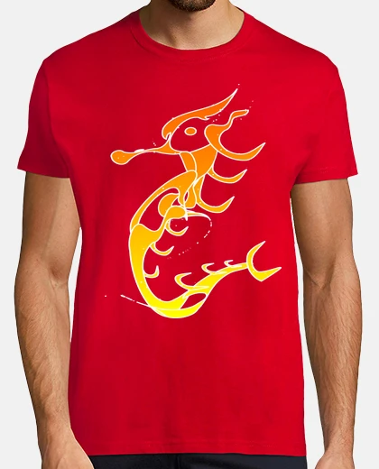 Camiseta Caballito de Mar naranja