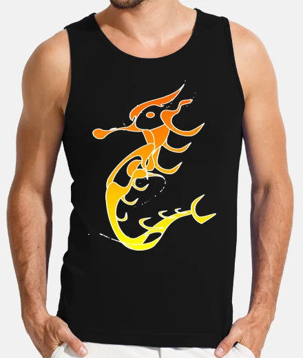 Camiseta Caballito de Mar naranja