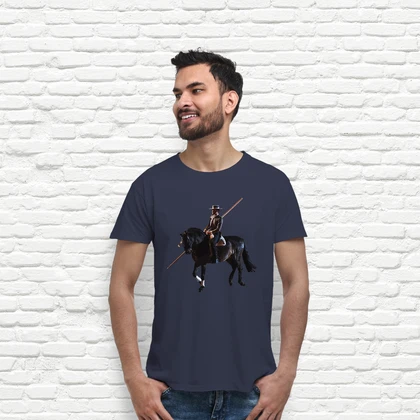 Camiseta caballo caballista jinete garrocha pica laTostadora