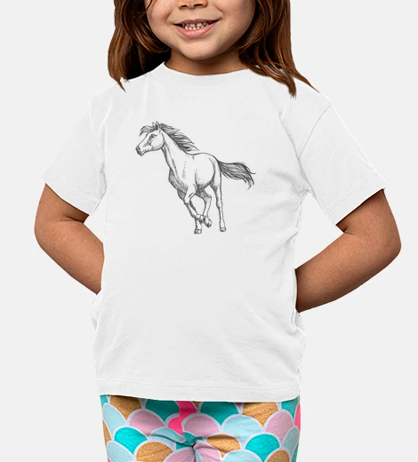 Ropa caballo dibujo camiseta montar