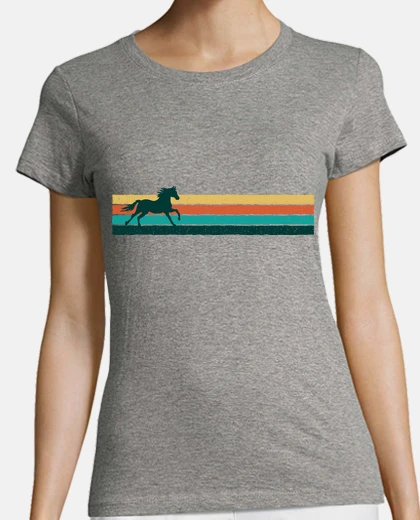 Playera caballo retro