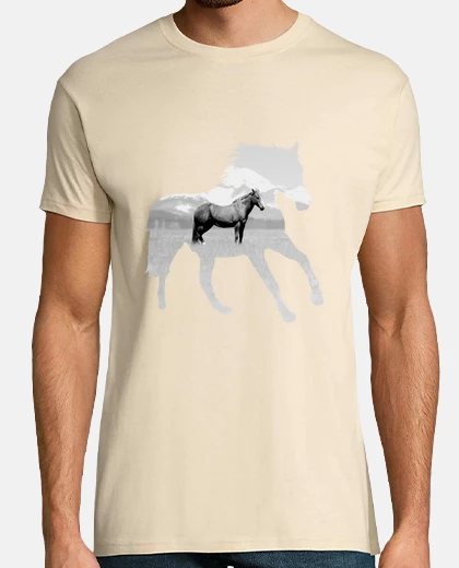 Camiseta Caballo tranquilo - Camiseta chico