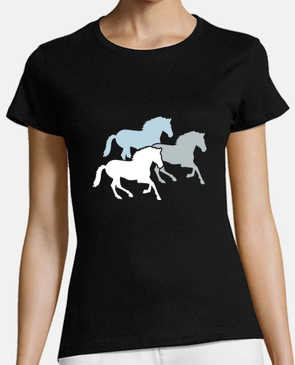 Playera caballos