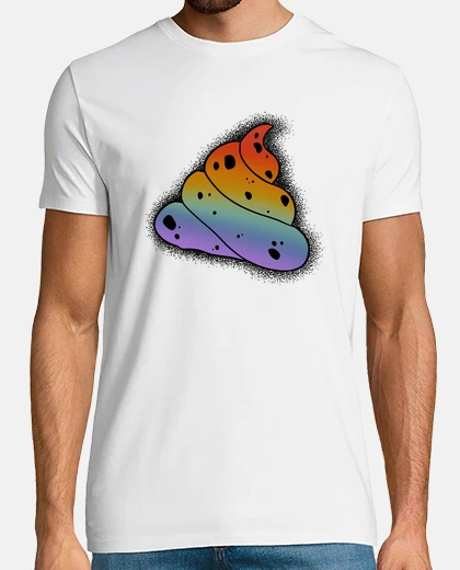 T-shirt cacca leggendaria multicolore