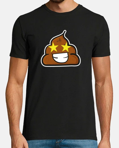 T-shirt cacca like una star / merda come una stella