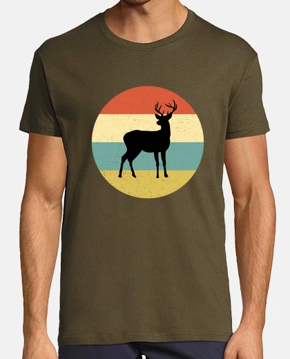 T-shirt caccia al cervo uomo cacciatore
