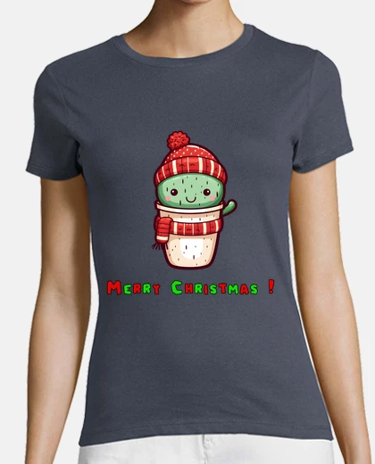 Tee-shirt cactus de Noël