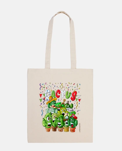Bag cactus fabric bag
