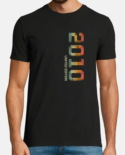 Tee-shirt cadeau 12e anniversaire 12 ans édition limitée 2010