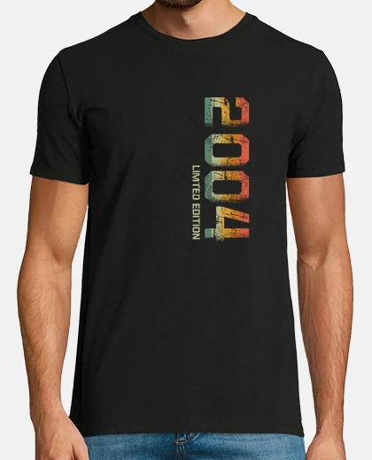 Tee-shirt cadeau 18e anniversaire 18 ans édition limitée 2004