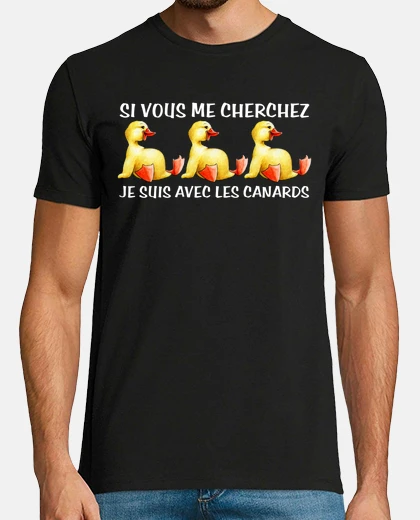 Tee-shirt Cadeau agriculteur eleveur de canards