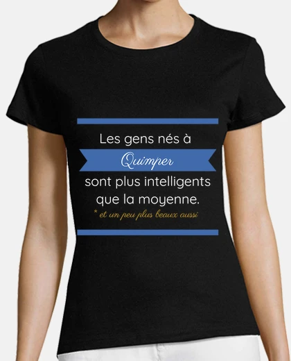Tee-shirt cadeau anniversaire naissance Quimper