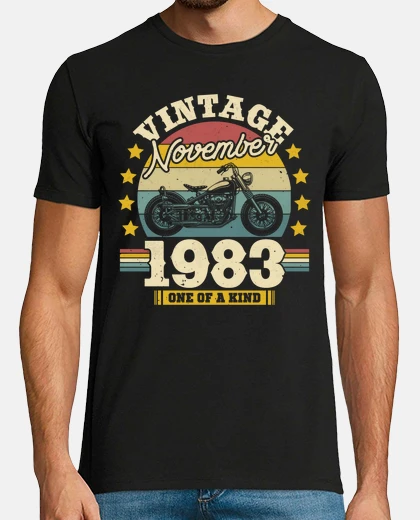Tee-shirt Cadeau Anniversaire Novembre 1983 40 ans
