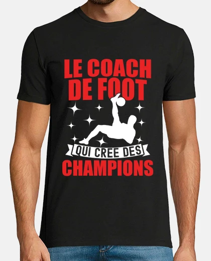 Tee-shirt Cadeau coach de foot
