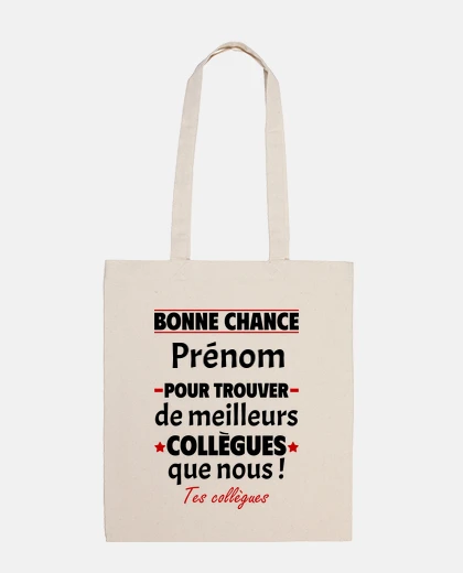 Sac Cadeau collègue personnalisé