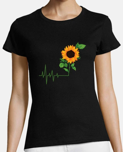 Tee-shirt cadeau de fleur de tournesol