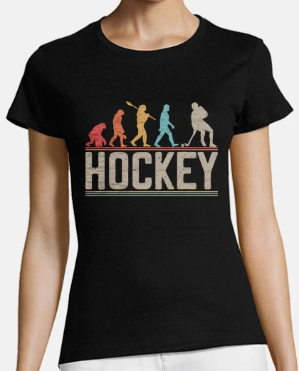 Tee-shirt cadeau de joueur de hockey sur glace év