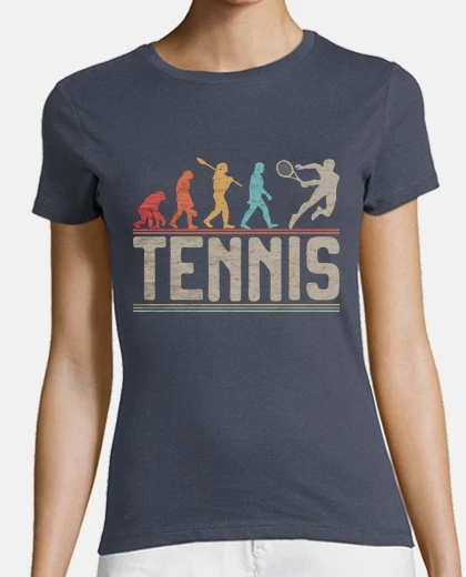Tee-shirt cadeau de joueur de tennis évolution te