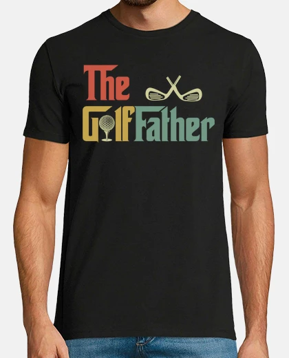 Tee-shirt cadeau de père de golf vintage pour lov