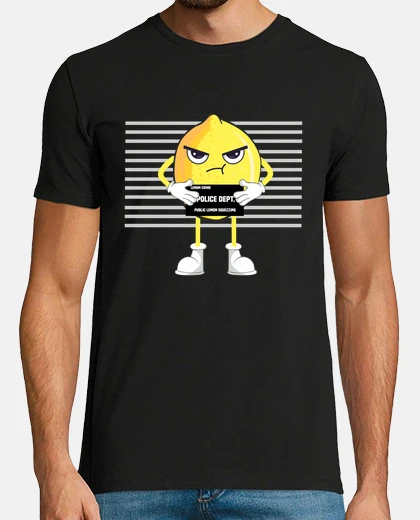 Tee-shirt cadeau de police de citron