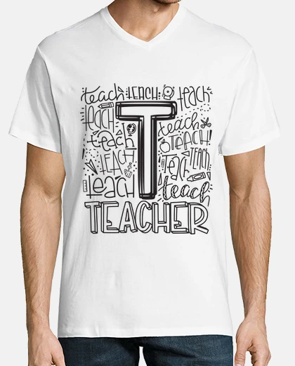 Tee-shirt cadeau de typographie de professeur