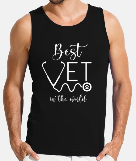 Tee-shirt cadeau de vétérinaire disant le meilleu