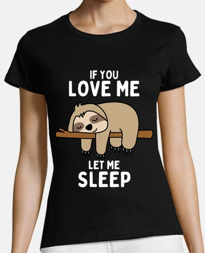 Tee-shirt cadeau drôle de paresseux endormi