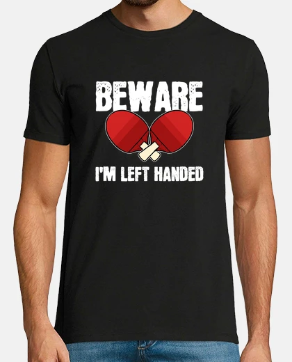 Tee-shirt cadeau gaucher gaucher joueur de tennis de table