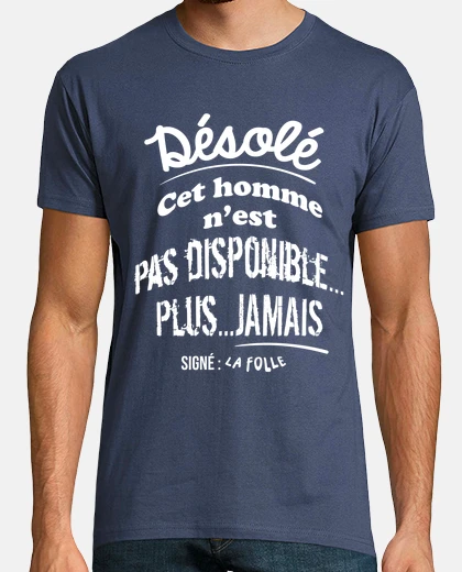 Tee-shirt cadeau homme saint valentin