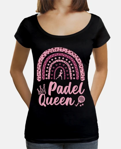Tee-shirt cadeau reine du padel joueur de padel
