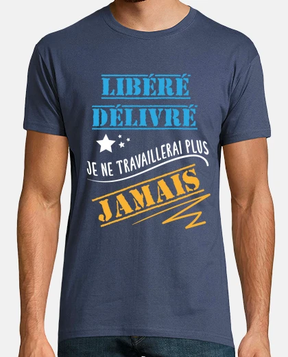 Tee-shirt cadeau retraité