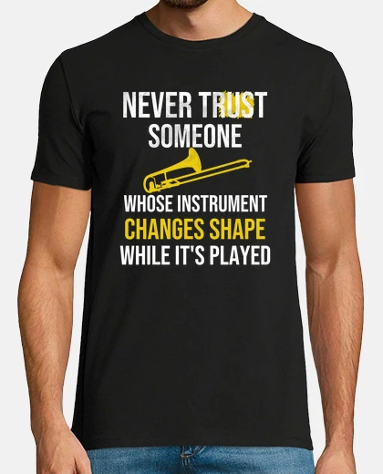 Tee-shirt cadeau trombone joueur tromboniste trom