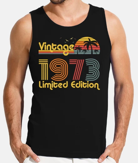 Tee-shirt cadeau vintage d39anniversaire 1973