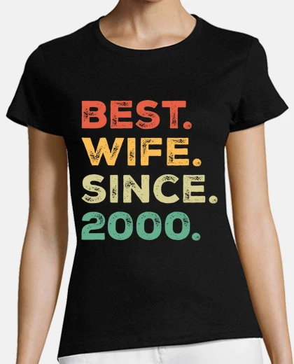Tee-shirt cadeau vintage pour femme depuis 2000