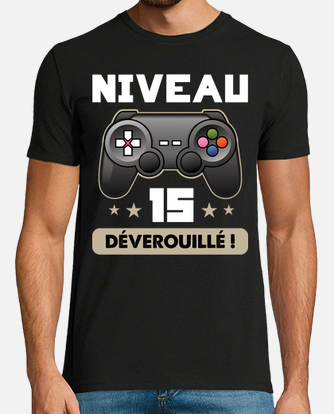 Cadeau Pour Gamer Jeux Vidéo Humour Geek Cadeau gamer ado T-Shirt :  : Mode