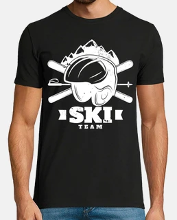 cadeau de conception de ski vintage drô