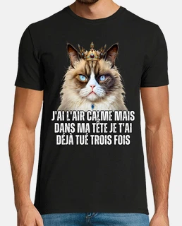 Cadeau Humour proprietaire chat memes