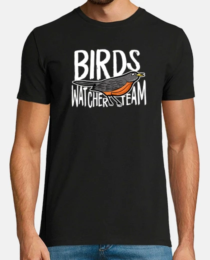 Tee-shirt cadeaux de l'équipe des observateurs d'oiseaux