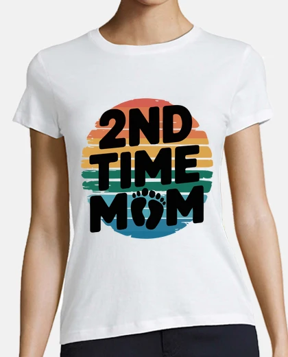 Tee-shirt cadeaux vintage pour maman pour la 2e f