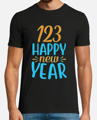 Tee-shirt cadeaux de nouvel an 123 bonne