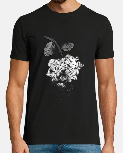 T-shirt cadendo morto rosa solitudine amanti am