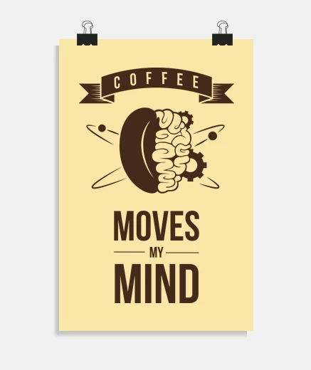 Poster café