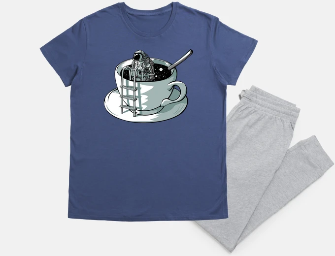 Pijama café espacial