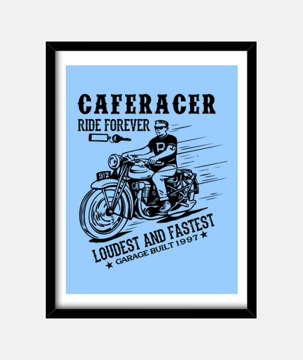 Cadre cafe racer ride forever