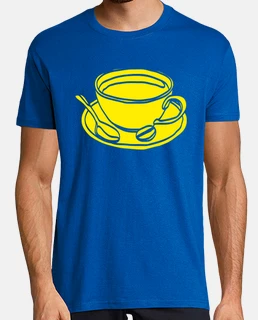 café gigante amarillo