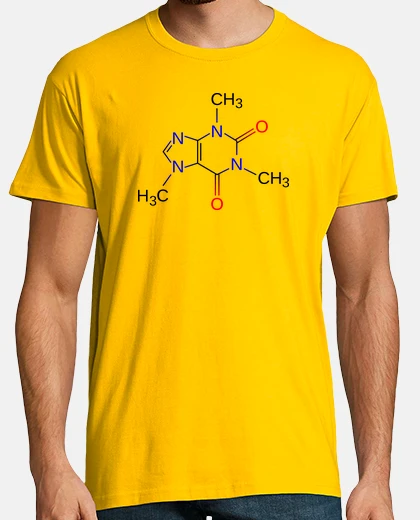 T-shirt Caffeine big bang theory