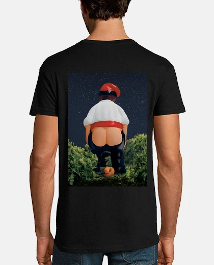 Camiseta Caganer amb la teva cara i nom personalitzable