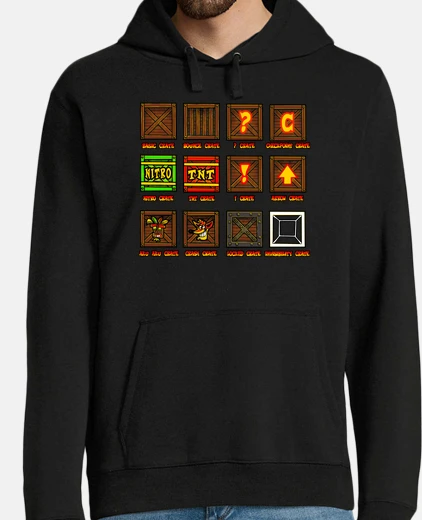 Sweat caisses de crash bandicoot