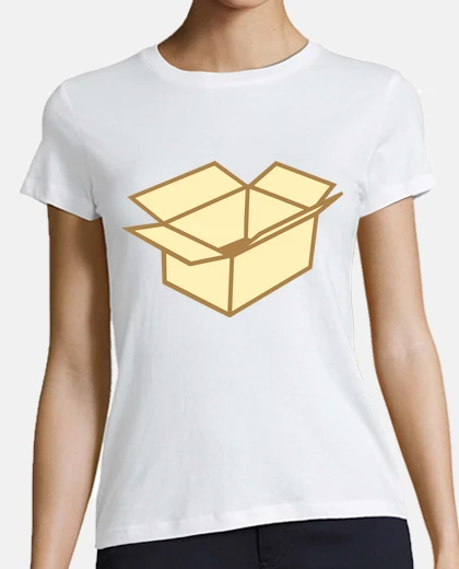 Camiseta caja de cart&oacute;n